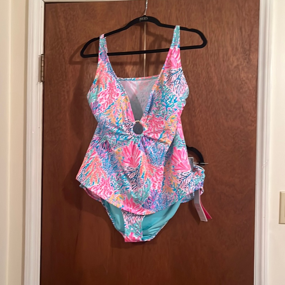 Lilly Pulitzer tankini and bikini bottom